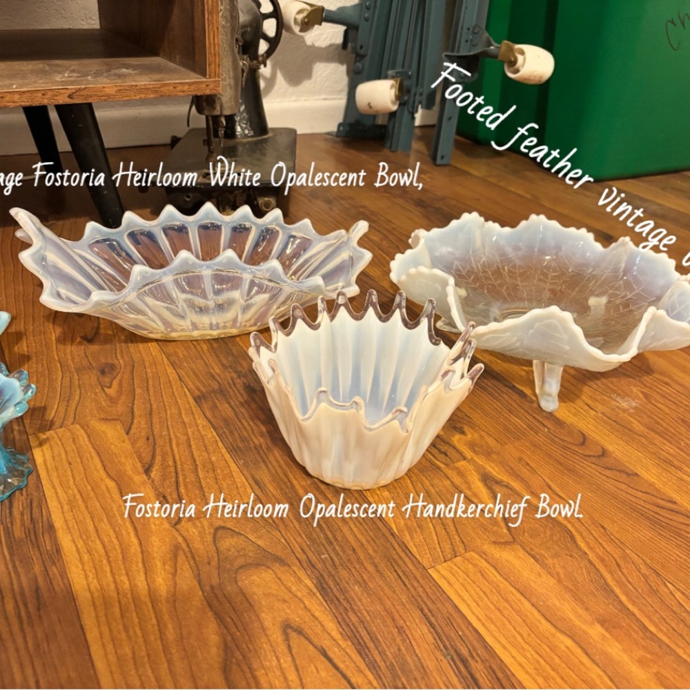 Fostoria Heirloom Opalescent Bowl Set
